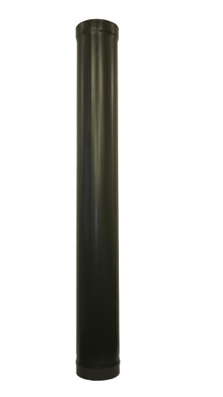 Matt Black Vitreous Enamel Mm Diameter Mm Pipe Specflue